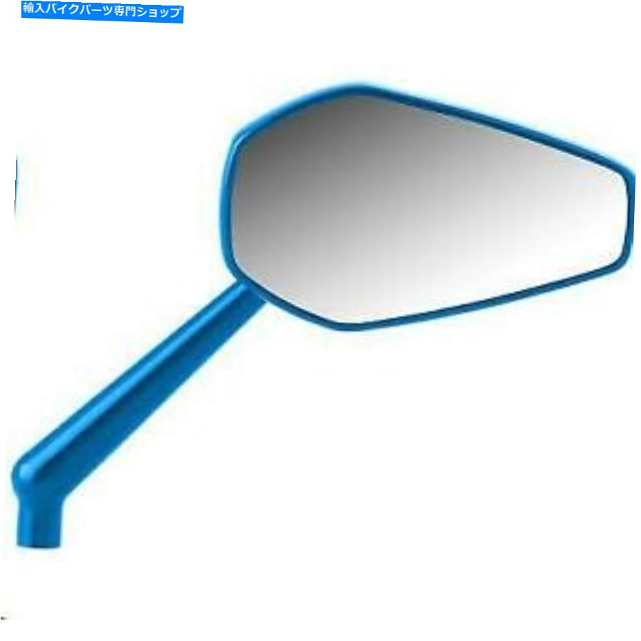 Mirror ミニストッカーミラーのためのArlen Ness 13-153 - 右青陽極化 Arlen Ness 13-153 for Mini Stocker Mirror - Right - Blue Anodized【並行輸入品】
