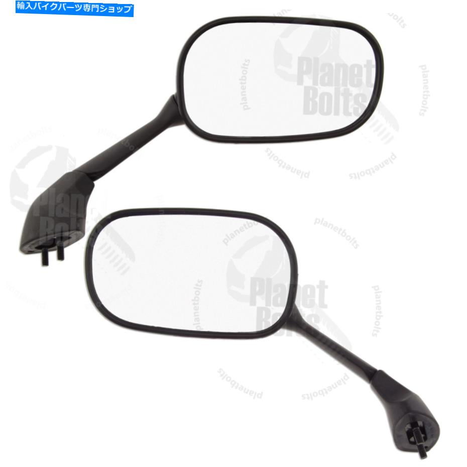 Mirror ヤマハYZF R6ハンドサイド2006-2007のための黒の背面図ミラー Black Rear View Mirror For Yamaha YZF R6 Hand Side 2006-2007 Back Set Left Right【並行輸入品】
