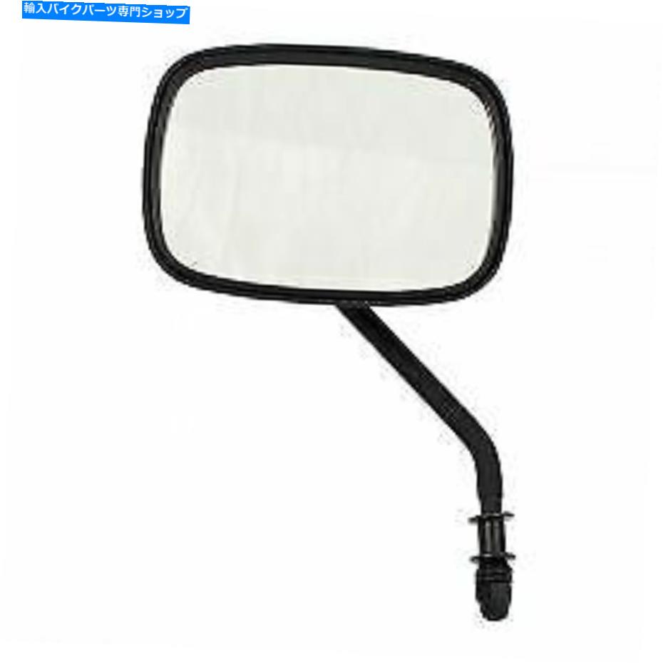 Mirror ほとんどのハーレーダビッドソンのための黒い短い茎のスタイルの鏡519803 Black Short Stem Standard Style mirrors for Most Harley-Davidson 519803【並行輸入品】