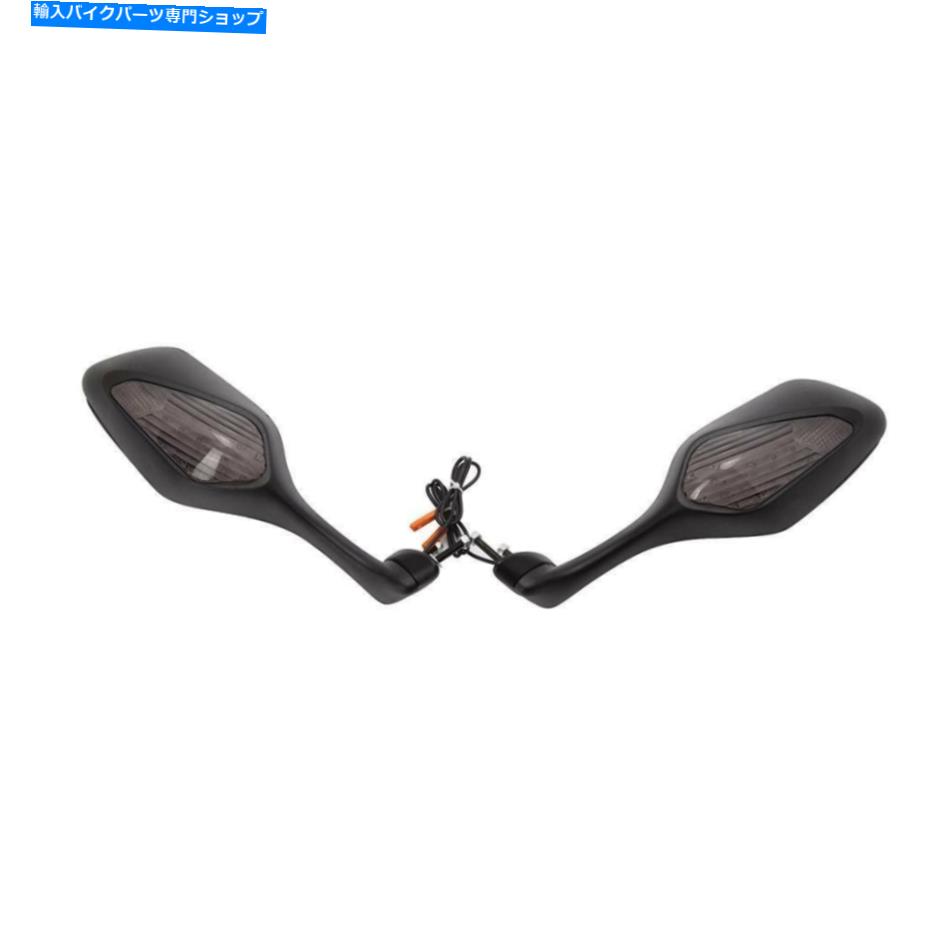 Mirror モーターサイクルLEDターン信号バックミラー500R 500R CBR600RR 2013 Motorcycle LED Turn Signal Rearview Mirrors For Honda 1000RR 500R CBR600RR 2013【並行輸入品】