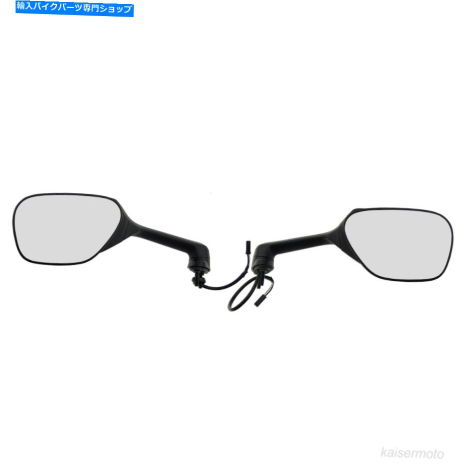 Mirror Suzuki GSXR 600 750 11-19 1000背面図ミラードット Set Left Right Black For Suzuki GSXR 600 750 11-19 1000 Rear View Mirror DOT【並行輸入品】
