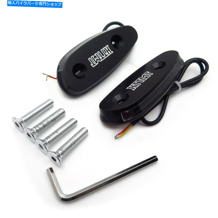 Mirror Suzuki 01-05 Suzuki GSXR6のベースプレートブラックHTTMTのLEDシグナルミラーブロック LED Signal Mirror Block Off Base Plate Black HTTMT For Suzuki 01-05 Suzuki GSXR6【並行輸入品】