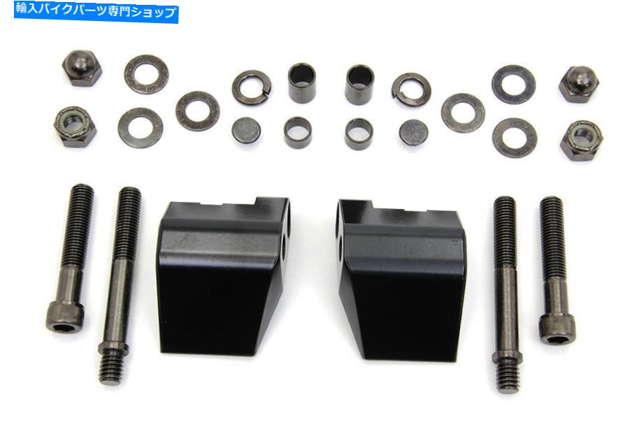 Mirror ブラックミラーマウントブロックシャベルヘッドエボTC Softail Dyna Chopper 1996-2007モデル Black Mirror Mount Block Shovelhead EVO TC Softail Dyna Chopper 1996-2007 Models【並行輸入品】