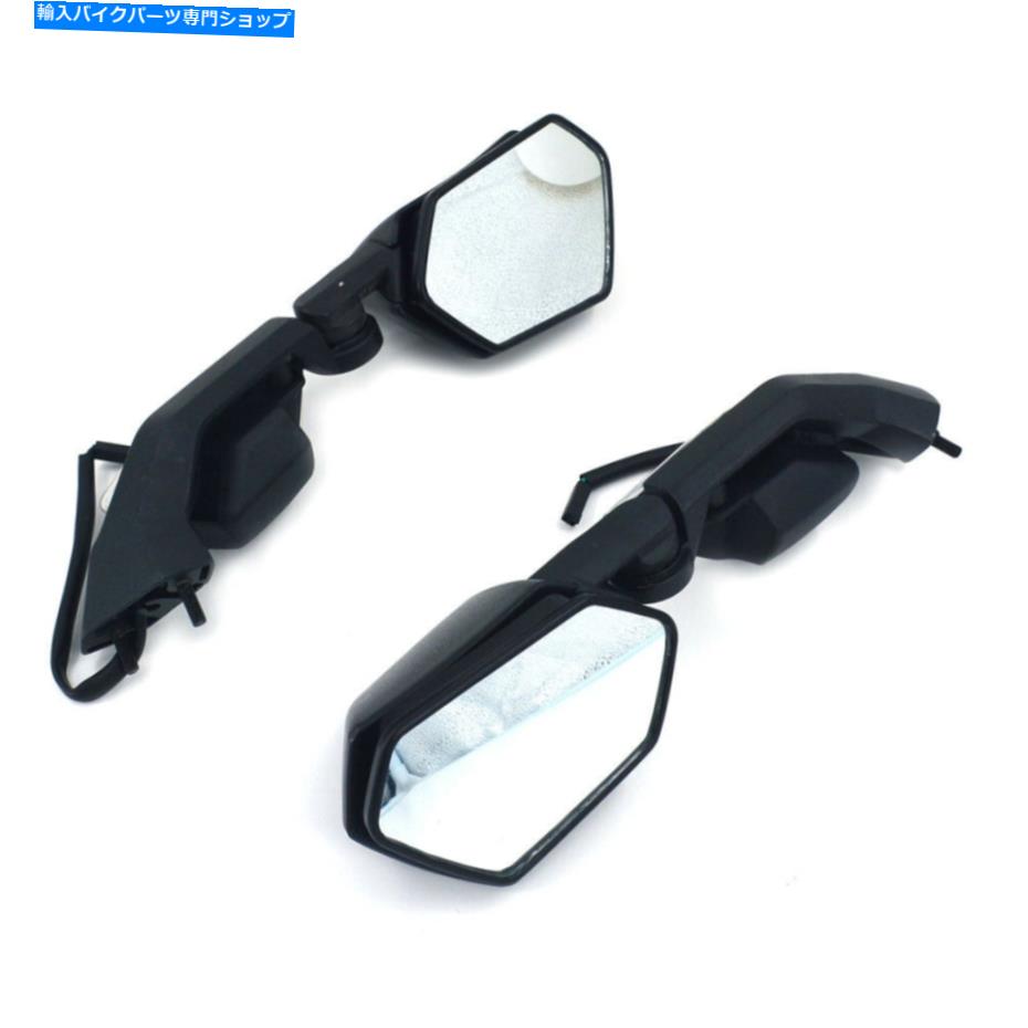 Mirror 2ピースブラックリアサイドリサイブミラーセットZX10R 2008-2011 ZX6R 2005-2008 2PCS Black Rear Side Rearview Mirrors Set For ZX10R 2008-2011 ZX6R 2005-2008【並行輸入品】