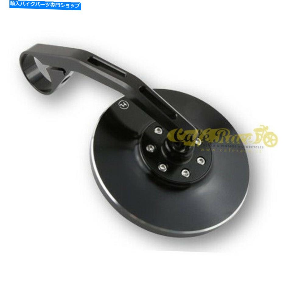 Mirror ミラーバーエンドハイサーダーコネロ2アルミブラック承認 Mirror BAR End Highsider Conero 2 Aluminum Black Approved【並行輸入品】