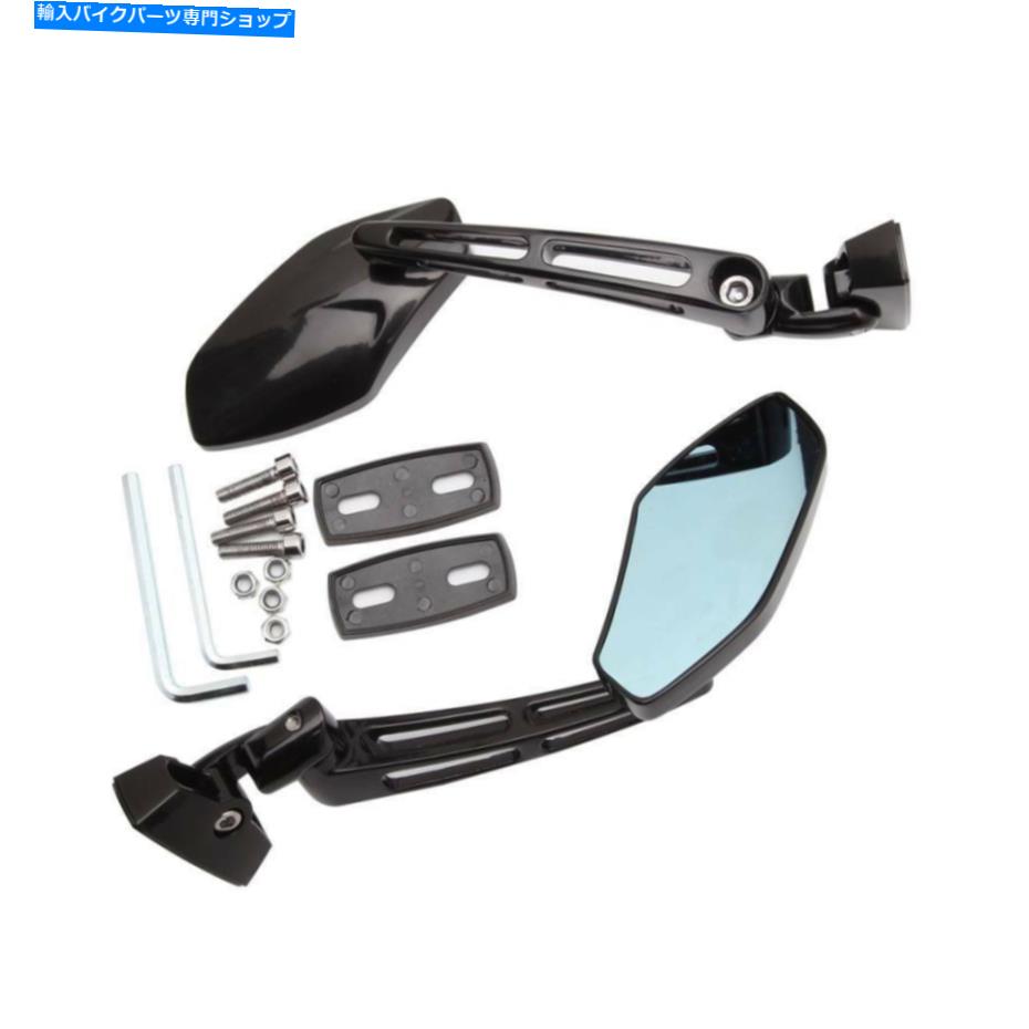Mirror ヤマハFZR YZF 600 600R R1 R6 R6S用ブラックCNCアルミオートバイサイドミラー Black CNC Aluminum Motorcycle Side Mirrors For Yamaha FZR YZF 600 600R R1 R6 R6S【並行輸入品】