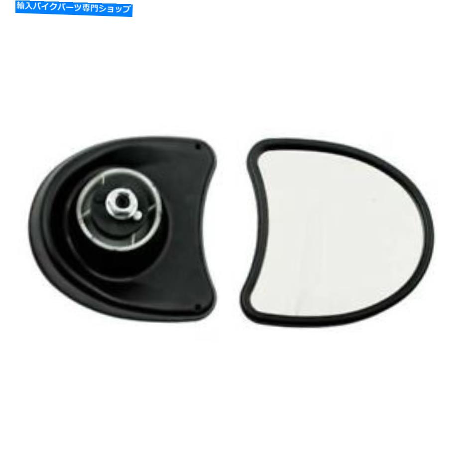 Mirror フェアリングシングルのペアミラー、ブラック、ハーレーダビッドソンツーリング96-13 1 Pair Mirror For Fairing Single, Black, For Harley-Davidson Touring 96-13【並行輸入品】|Us Custom Parts Shop USDM
