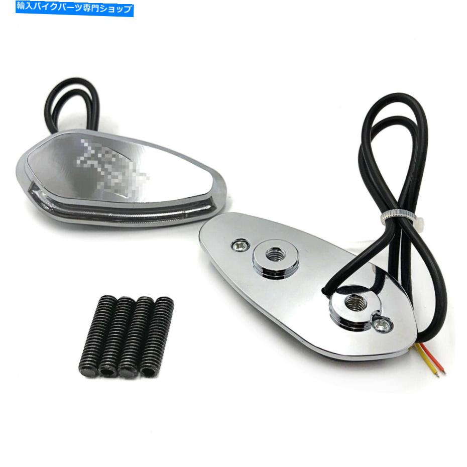 Mirror 00-08ヤマハR1 YZF-R1 YZFのためのLED信号R1クロームミラーブロックオフ LED Signal R1 Chrome Mirror Block Off Base PlatesvFor 00-08 Yamaha R1 Yzf-R1 Yzf【並行輸入品】