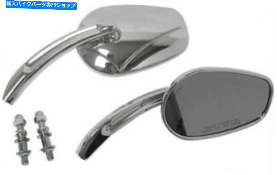 Mirror ハードドライブ18-244カスタム矢印ヘッドミラー、クロム HardDrive 18-244 Custom Arrow Head Mirrors, Chrome【並行輸入品】|Us Custom Parts Shop USDM