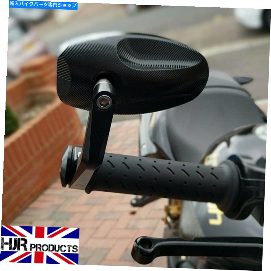 Mirror CNCバーエンドミラー勝利ボバーペア純正HJR Products CNC Bar End Mirrors Triumph Bobber pair Genuine HJR Products【並行輸入品】