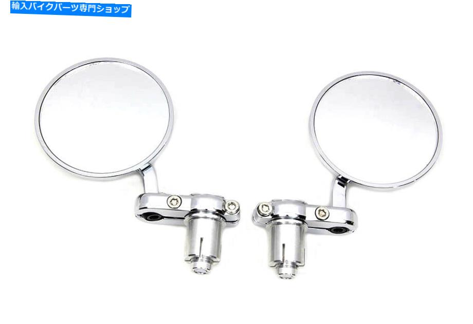 Mirror カフェスタイルミラーセットクロム Cafe Style Mirror Set Chrome【並行輸入品】