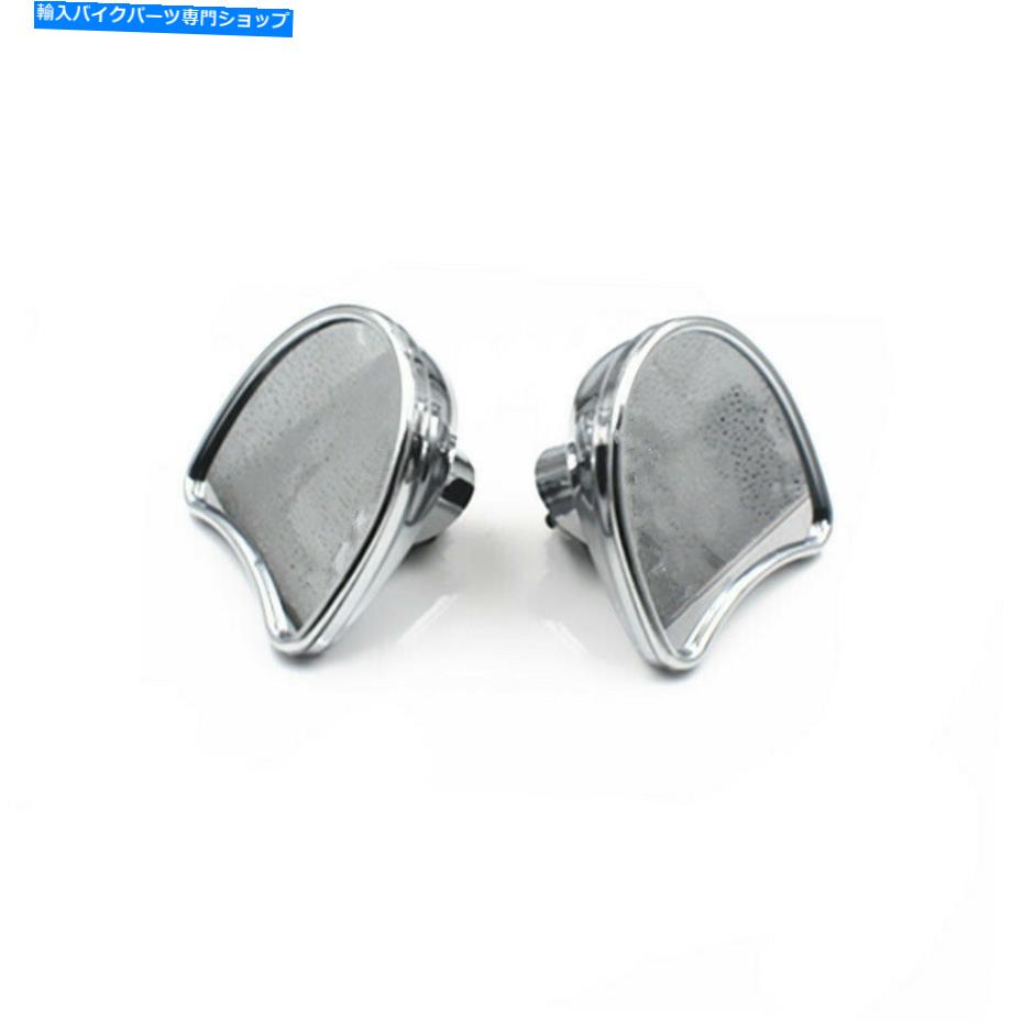 Mirror Harley 14-18 Street Glide Flhx用クロームフェアリングマウントサイドバックミラー Chrome Fairing Mount Side Rearview Mirrors For Harley 14-18 Street Glide FLHX【並行輸入品】