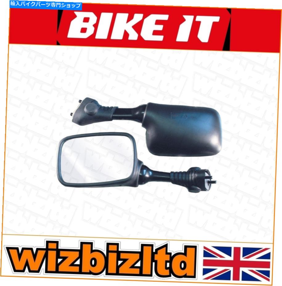Mirror Suzuki GSXR750 SRAD 1996-1999 [バイキイトブラック] [ミラーペア] Kitmrsgsxr6 Suzuki GSXR750 SRAD 1996-1999 [Bikeit Black] [Pair of Mirrors] KITMRSGSXR6【並行輸入品】