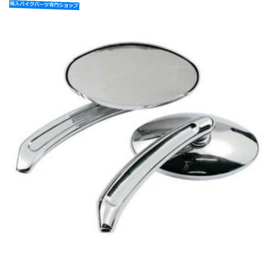 Mirror 1ペアミラートリッパー、クロム、ハーレーダビッドソン 1 Pair Mirror Tripper, Chrome, for Harley Davidson【並行輸入品】