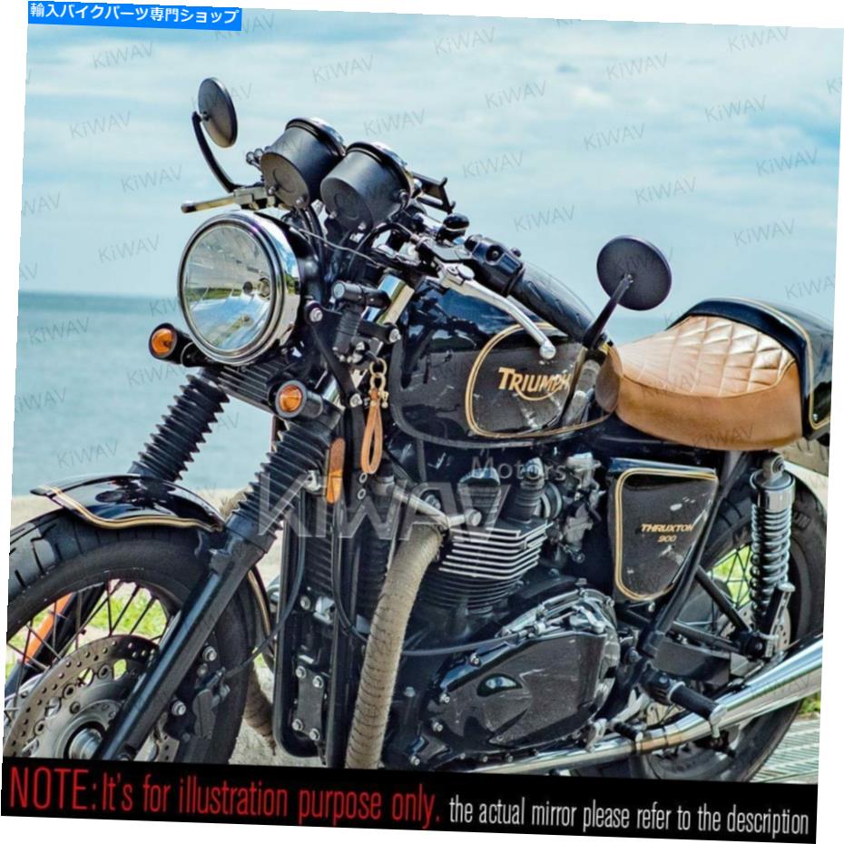 Mirror バーエンドミラーブラックエクリプス5mmボルトは勝利アメリカのデイトナをフィットします... Bar end mirror black eclipse 5mm bolt fits Triumph America Daytona ...【並行輸入品】