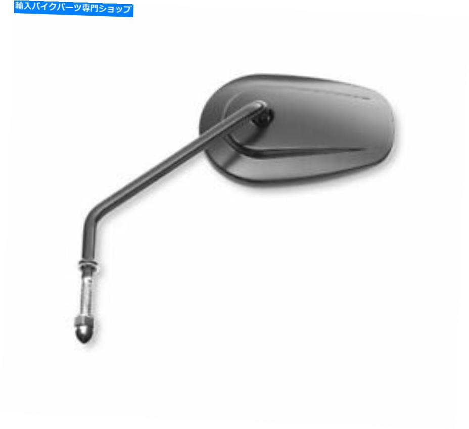Mirror ハーレーダビッドソンテーパーロングステムミラー左サテンブラックP / N 91910-03B HARLEY-DAVIDSON Tapered Long Stem Mirror Left Satin Black P/N 91910-03B【並行輸入品】