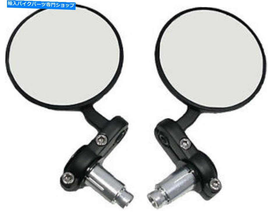 Mirror ハードドライブカフェブラックバーエンドミラーハーレーソフトダイナツーリングスポーツスター HARDDRIVE Cafe Black Bar End Mirrors HARLEY SOFTAIL DYNA TOURING SPORTSTER【並行輸入品】 38,620円