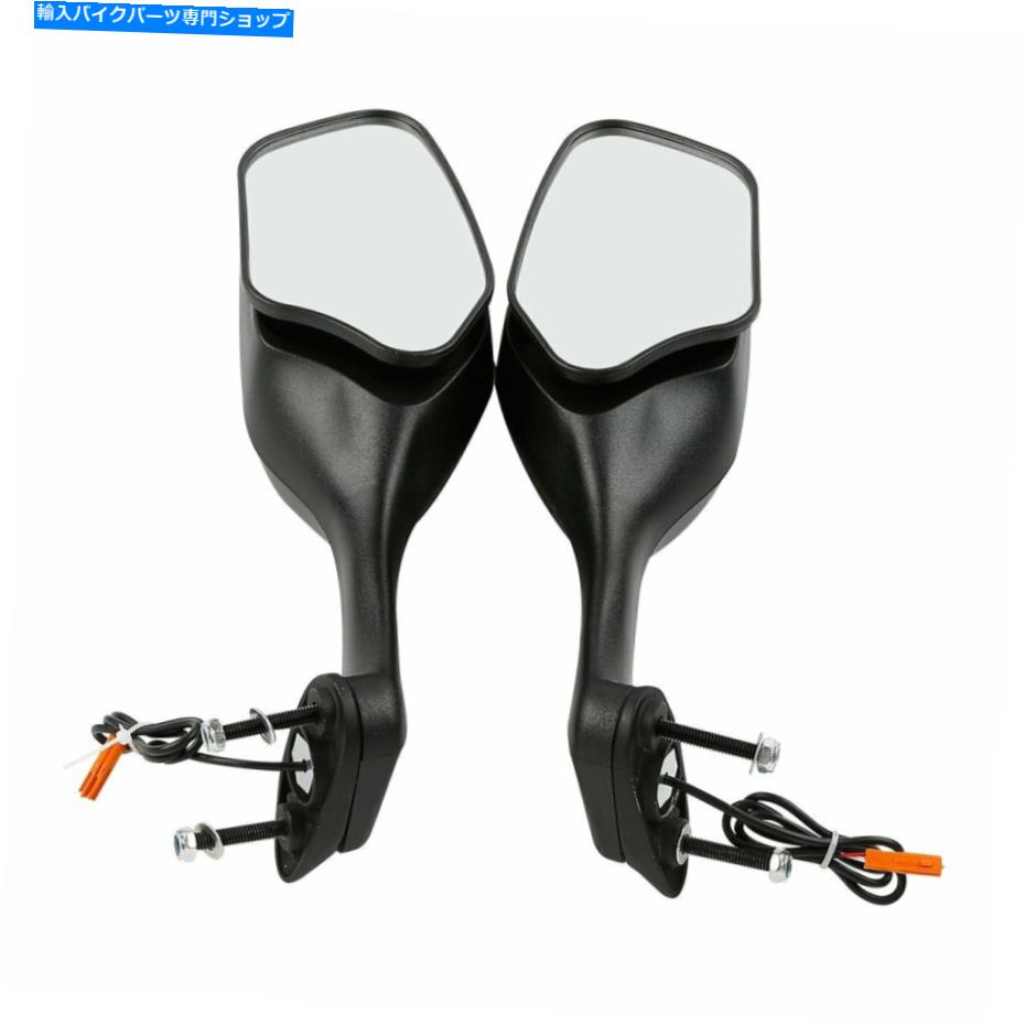 Mirror ホンダCBR1000RR 2008-12のための透明なレンズLEDターン信号ライトリアビューミラー Clear Lens LED Turn Signal Light Rear View Mirrors For Honda CBR1000RR 2008-12【並行輸入品】