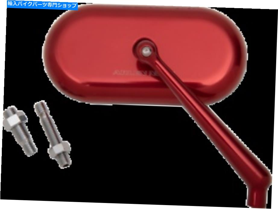 Mirror Arlen Ness Oval Mirror赤right 13-179 Arlen Ness Oval Mirror Red Right 13-179【並行輸入品】