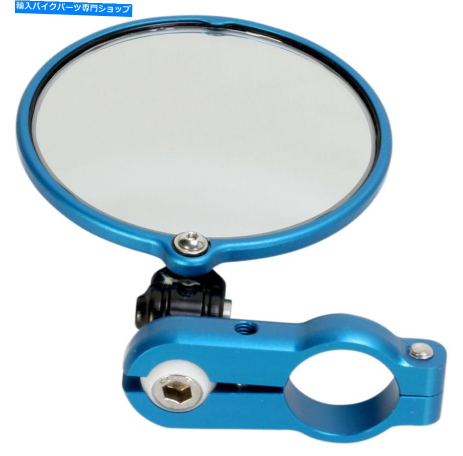 Mirror CRG Hindsight LSバーエンドミラーブルー左側（HSLS-303-L） CRG Hindsight LS Bar End Mirror Blue Left Side (HSLS-303-L)【並行輸入品】