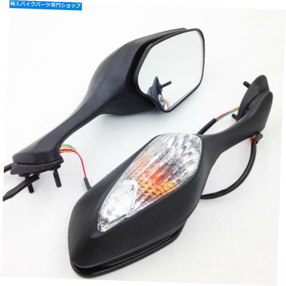 Mirror 2008-2013のための黒いLEDターン信号ライトリアビューミラー2010ホンダCBR 1000RR Black LED Turn Signal Light Rear view Mirror For 2008-2013 2010 Honda CBR 1000RR【並行輸入品】