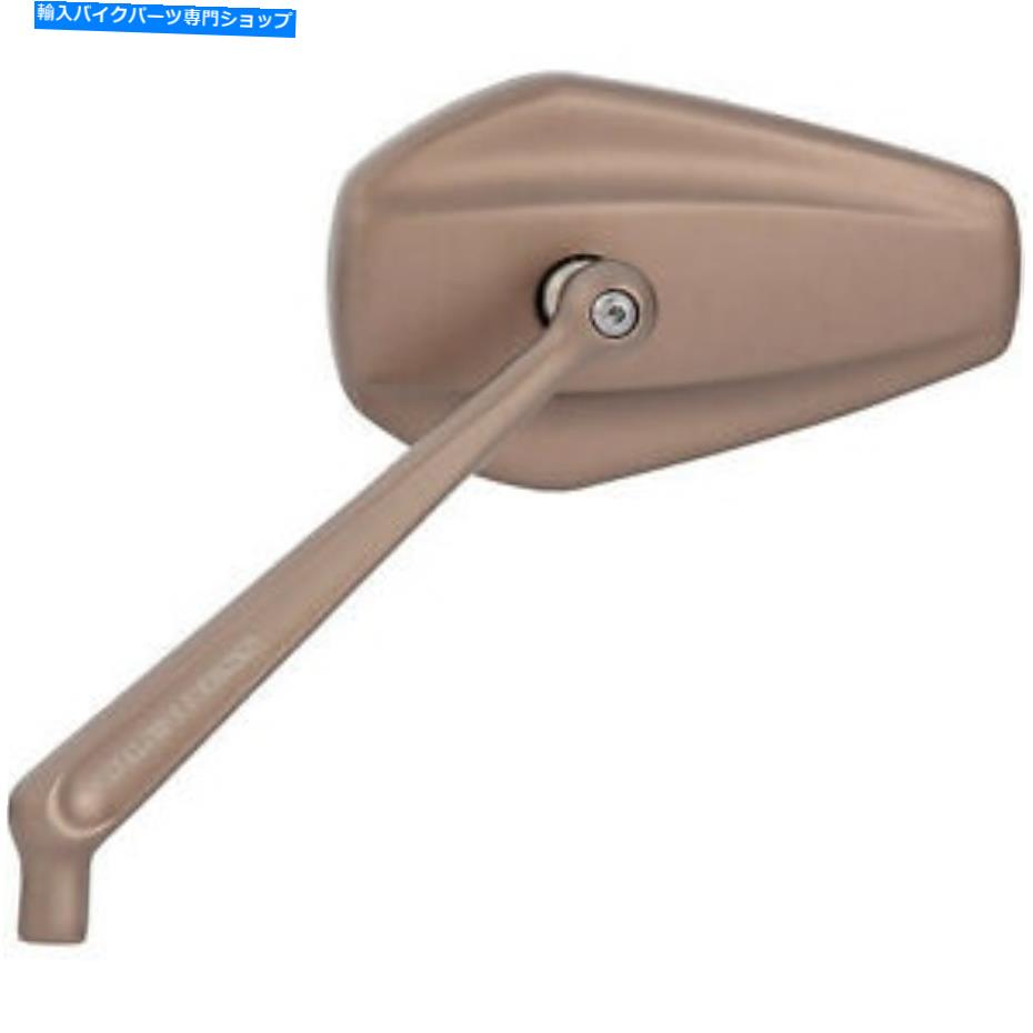 Mirror Arlen Ness 13-168ミニストッカーの左チタンミラースクリューインユニバーサル＆ハーレー Arlen Ness 13-168 Mini Stocker Left Titanium Mirror Screw-In Universal & Harley【並行輸入品】