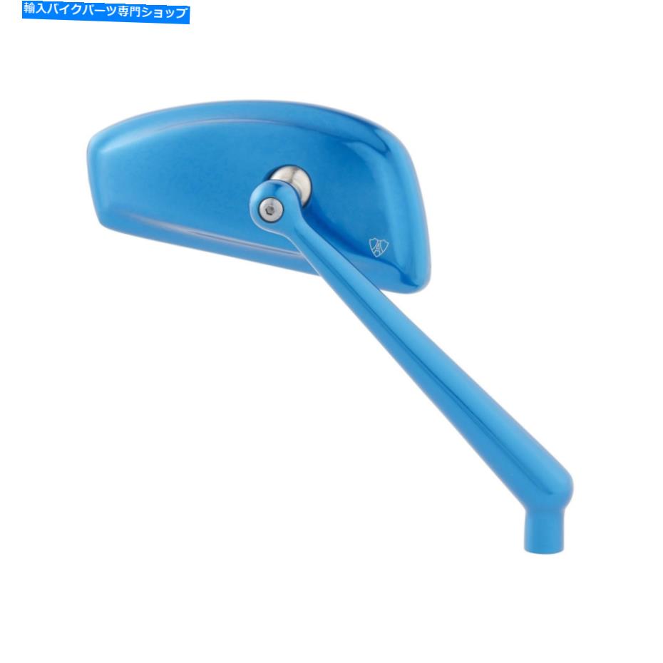 Mirror Arlen Ness 510-017 Tearchop鍛造ビレットミラーブルー右CNCハーレー Arlen Ness 510-017 Tearchop Forged Billet Mirror Blue Right CNC Harley【並行輸入品】