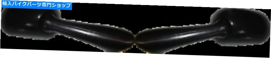 Mirror 新しいホンダCBR交換用ミラー対ブラックイン NEW HONDA CBR REPLACEMENT MIRRORS PAIR IN BLACK【並行輸入品】