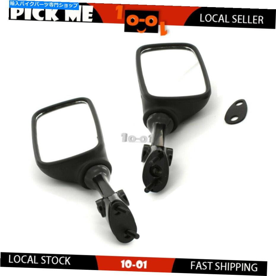 Mirror バックミラー右+左ハンドフィットスズキGSX R600 1997 1997 1998 1998 2000 Rearview Mirror Right + Left Hand Fit Suzuki GSX R600 1997 1998 1999 2000【並行輸入品】