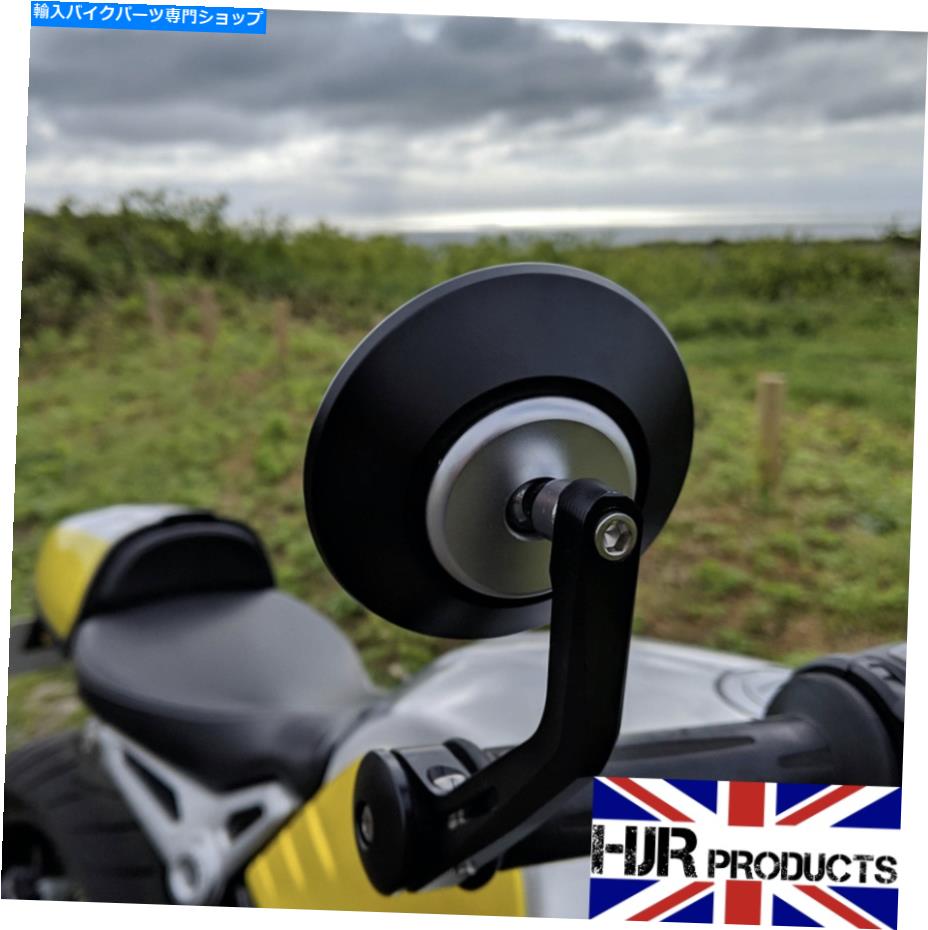 Mirror HJR製品CNCラウンドバーエンドミラーホンダCB500 CB1100ペア純正 HJR Products CNC Round Bar End Mirrors Honda CB500 CB1100 pair Genuine【並行輸入品】