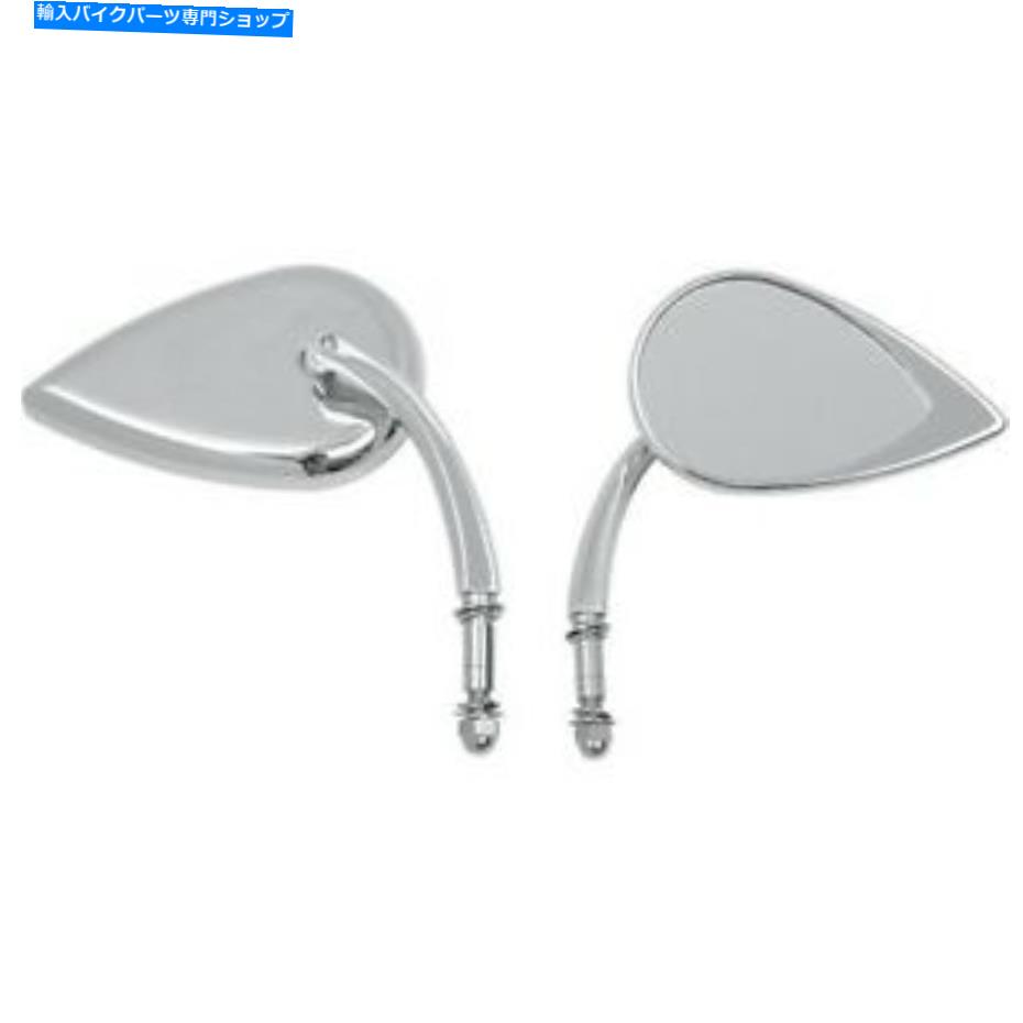 Mirror ミラードロップショートクロームメッキハーレーオートバイ＆カスタム日本語 Mirror Drop Short Chrome-Plated Harley Motorcycle & Custom Japanese【並行輸入品】