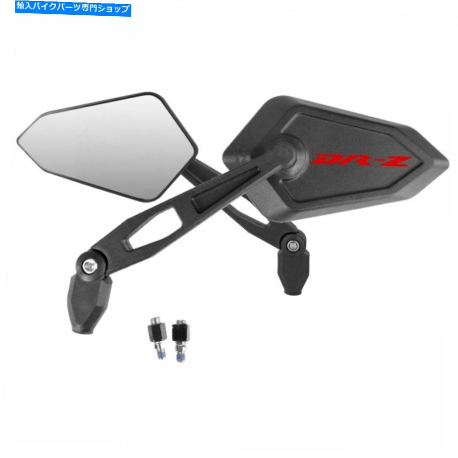 Mirror ロゴ赤スズキ400 DR Z＆2000-2008のミラーストリートのペア Pair of Mirrors Street with Logo Red Suzuki 400 Dr Z & 2000-2008【並行輸入品】