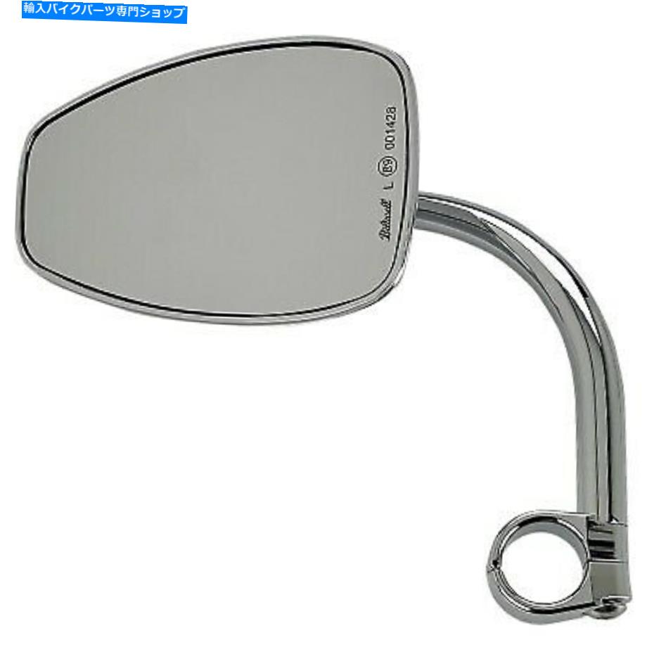 Mirror Biltwell Inc. - 531 - マウント上のティアドロップユーティリティミラー1 Biltwell Inc. - 6504-501-531 - Teardrop Utility Mirror with Clamp on Mount for 1【並行輸入品】