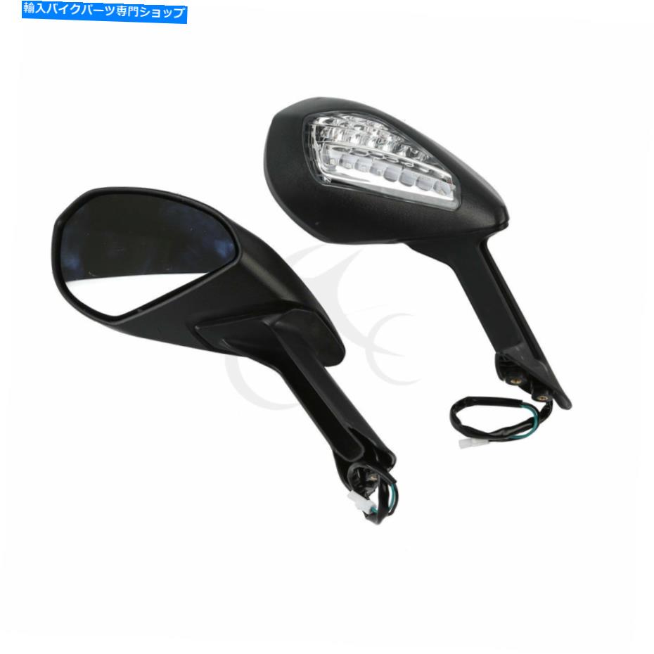 Mirror 左右の黒ターンシグナルミラーキットフィットDucati 959 S Panigale 2016 Left & Right Black Turn Signals Mirrors Kit Fit for Ducati 959 S Panigale 2016【並行輸入品】