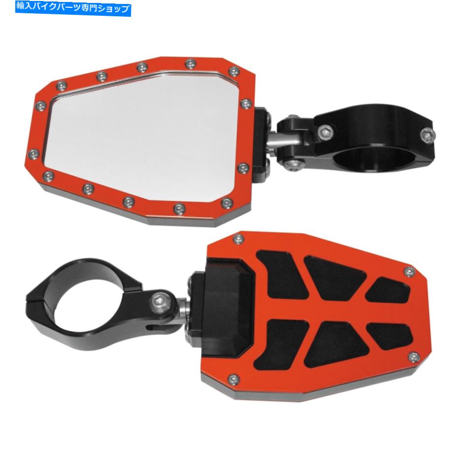 Mirror CAN-AM Maverick X3 R 2017-2018 Modquad Racing Side RedサイドミラーWベゼル For Can-Am Maverick X3 R 2017-2018 Modquad Racing Side Red Side Mirror w Bezel【並行輸入品】