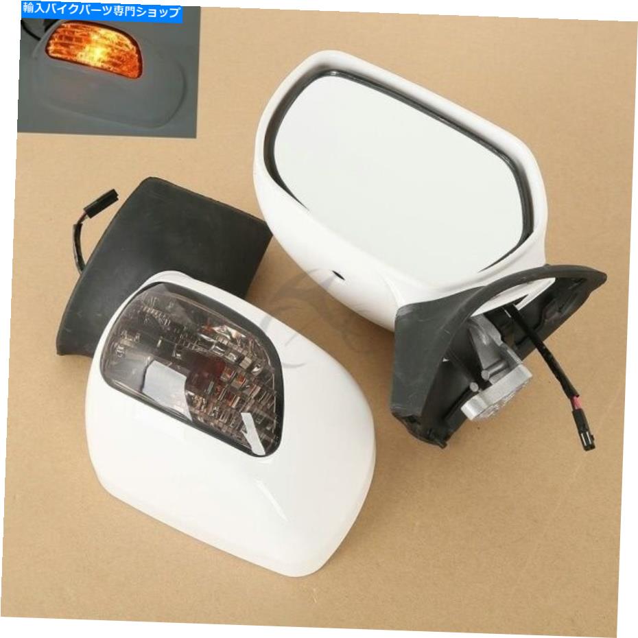 Mirror モーター背面図ミラーターン信号フィットホンダゴールドウィングGL1800 F6B 2013-2016 Motor Rear View Mirror Turn Signals Fit For Honda Goldwing GL1800 F6B 2013-2016【並行輸入品】