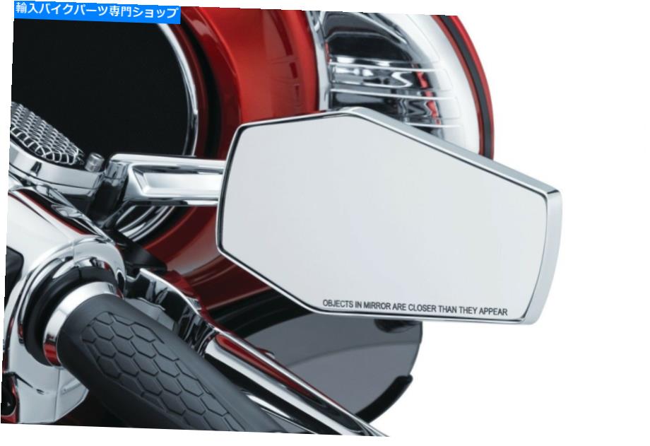 Mirror Kuryakyn 5918 Hexミラー、Chrome Harley：H-Dの直接交換 Kuryakyn 5918 Hex Mirrors, Chrome Harley: Direct Replacement for H-D【並行輸入品】｜Us Custom Parts Shop USDM