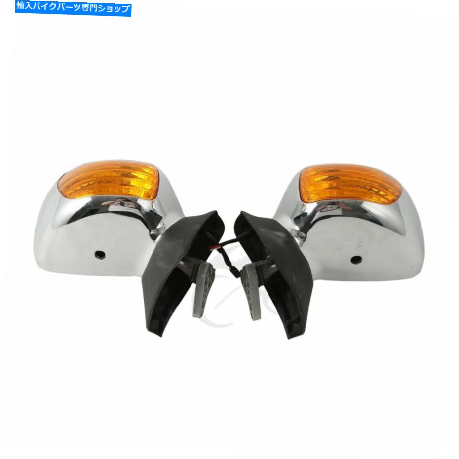 Mirror Honda Goldwing GL1800 01-17用クロム左右リアビューミラー信号 Chrome Left Right Side Rear View Mirror Signals for Honda Goldwing GL1800 01-17【並行輸入品】｜Us Custom Parts Shop USDM
