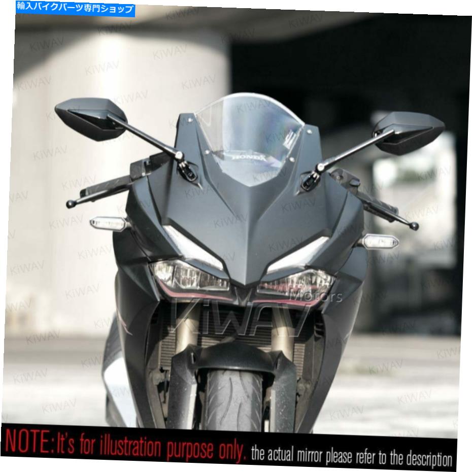 Mirror フェアリングミラーブラック毒黒ベースフィットDUCATI 899 PANIGALE ABS 14'-15 ' Fairing Mirrors black Venom black base fits Ducati 899 Panigale ABS 14'-15'【並行輸入品】