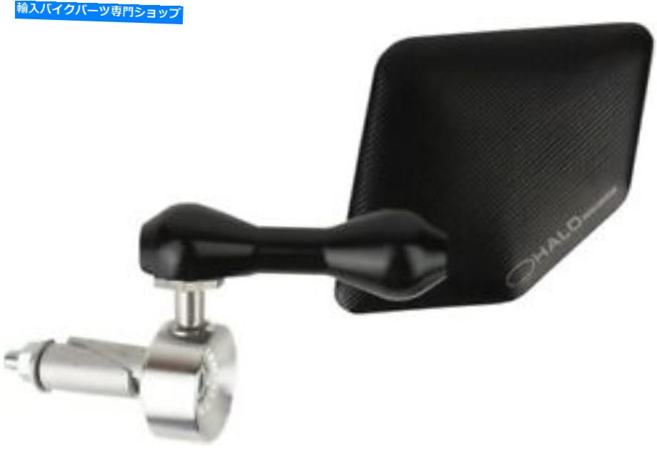 Mirror 銀の左ハローバーエンドミラーDHBML-SL Driven Silver Left Halo Bar End Mirror DHBML-SL【並行輸入品】