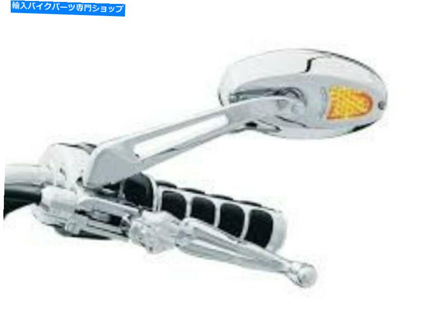Mirror セール！ RIVCOカスタムミラーセットW LEDターン信号＆ランニングライト SALE! Rivco Custom Mirror Set w LED Turn Signals & Running Lights【並行輸入品】