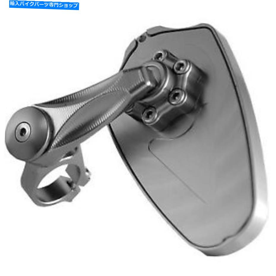 Mirror PowerStands Racing Felipe Bar-Endミラーガンメタル00-00209-29 Powerstands Racing Felipe Bar-End Mirror Gunmetal 00-00209-29【並行輸入品】