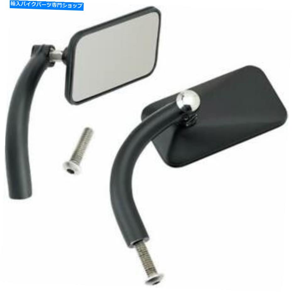 Mirror Biltwell Inc. 6502-200-102長方形のペッキマウントユーティリティミラー - ブラック Biltwell Inc. 6502-200-102 Rectangular Perch Mount Utility Mirror - Black【並行輸入品】