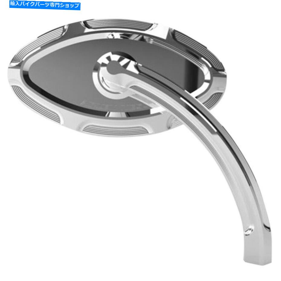 Mirror Arlen Ness Chrome斜め短い短茎左サイドハンドルバーミラーハーレー/メトリック Arlen Ness Chrome Beveled Short Stem Left Side Handlebar Mirror Harley / Metric【並行輸入品】|Us Custom Parts Shop USDM