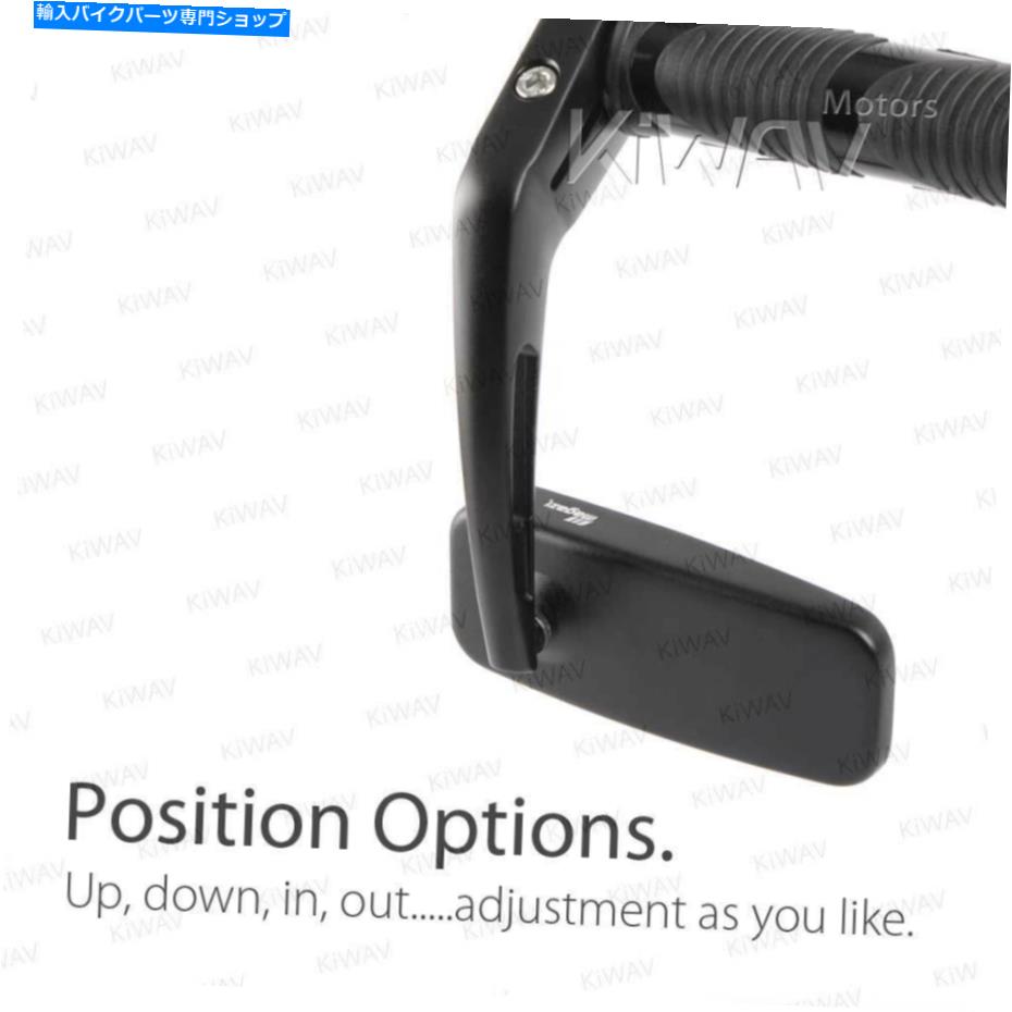 Mirror バーエンドミラークラシックブラック重量M16ボルトオンFZ-07 -09と互換性 Bar end mirrors Classic black heavy weight M16 bolt-on compatible with FZ-07 -09【並行輸入品】