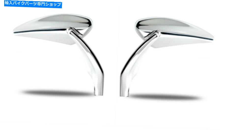 Mirror パフォーマンスマシンPM Chromeトルクハンドルバーミラー対左右ハーレー Performance Machine PM Chrome Torque Handlebar Mirrors Pair Left & Right Harley【並行輸入品】