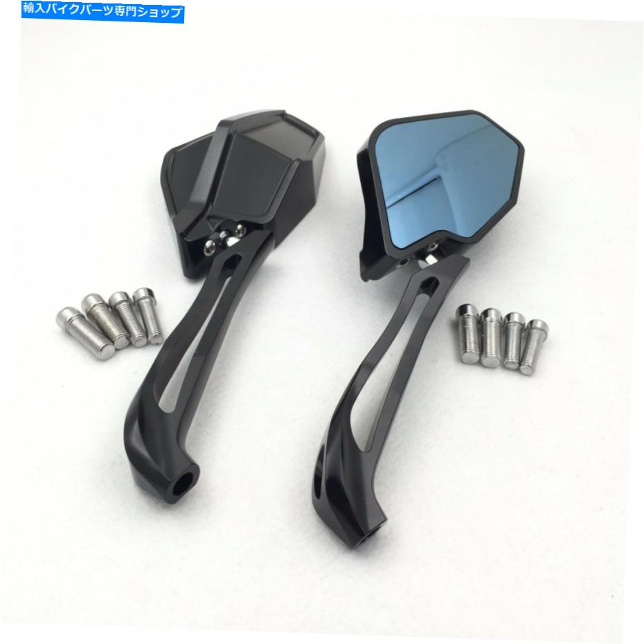Mirror バックビューLED統合サイドミラー8mm 10mmのホンダクルーザーチョッパー RearView LED Integrated Side Mirrors 8mm 10mm For Honda Cruiser chopper【並行輸入品】