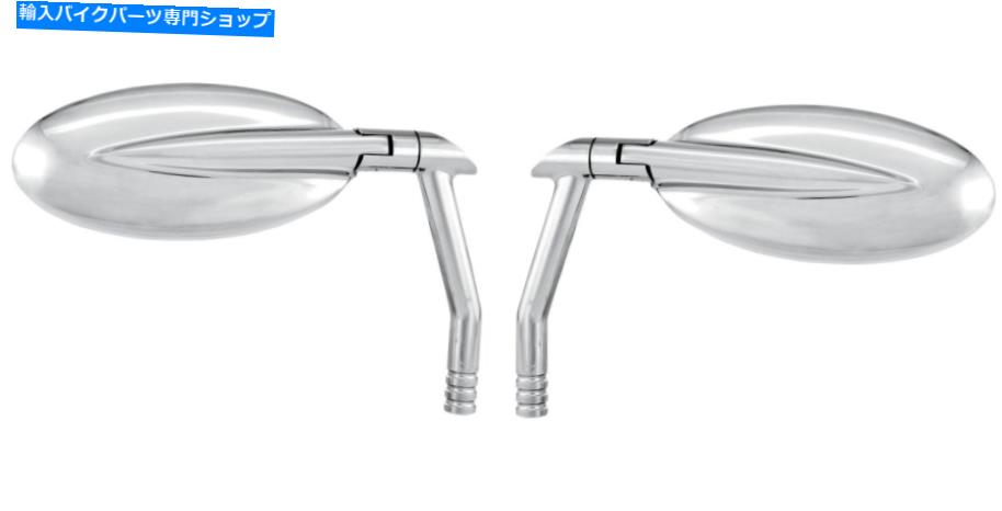Mirror パフォーマンスマシンPMクロームオーバルビジョンミラー対ハーレーフランダイナXL Softai Performance Machine PM Chrome Oval Vision Mirrors Pair Harley FLH Dyna XL Softai【並行輸入品】|Us Custom Parts Shop USDM