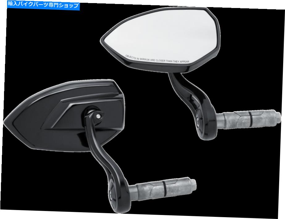 Mirror Kuryakyn 1959ブラックバーエンドファントムハンドルバーミラーハーレーダビッドソン Kuryakyn 1959 Black Bar End Phantom Handlebar Mirrors for Harley Davidson【並行輸入品】｜Us Custom Parts Shop USDM