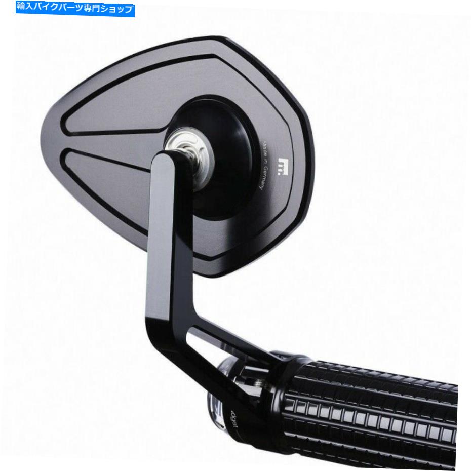 Mirror MotoGadget M.ViewフライトECE Glasslessオートバイバーエンドミラー Motogadget m.View Flight ECE Glassless Motorcycle Bar End Mirror【並行輸入品】